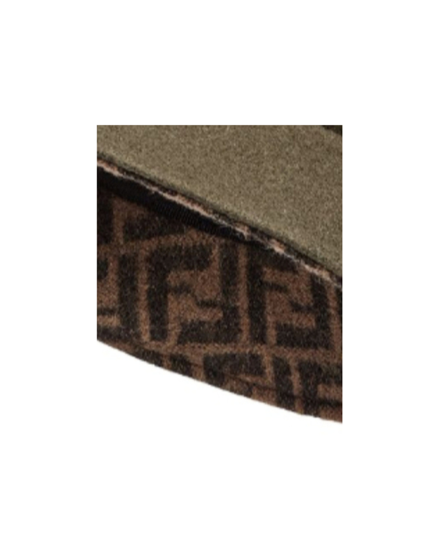 Fendi Felted Wool Bucket Hat In Green