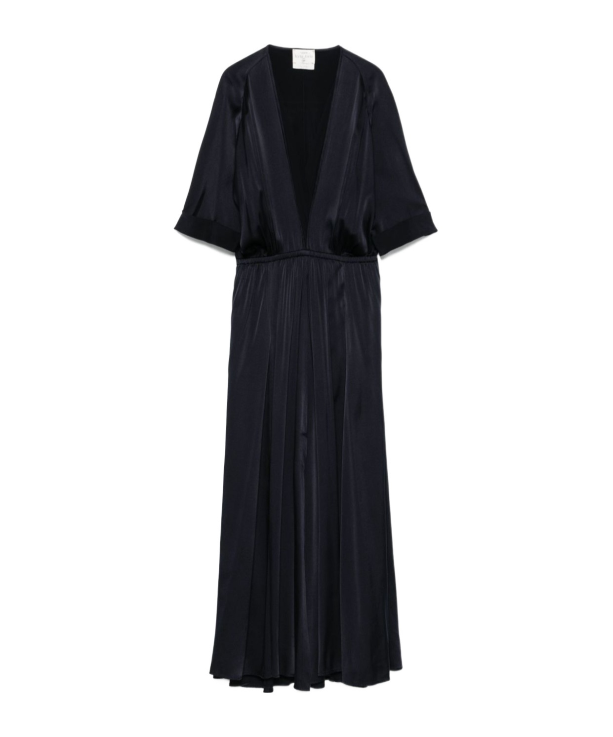 Forte Forte Silk Midi Dress In Blue