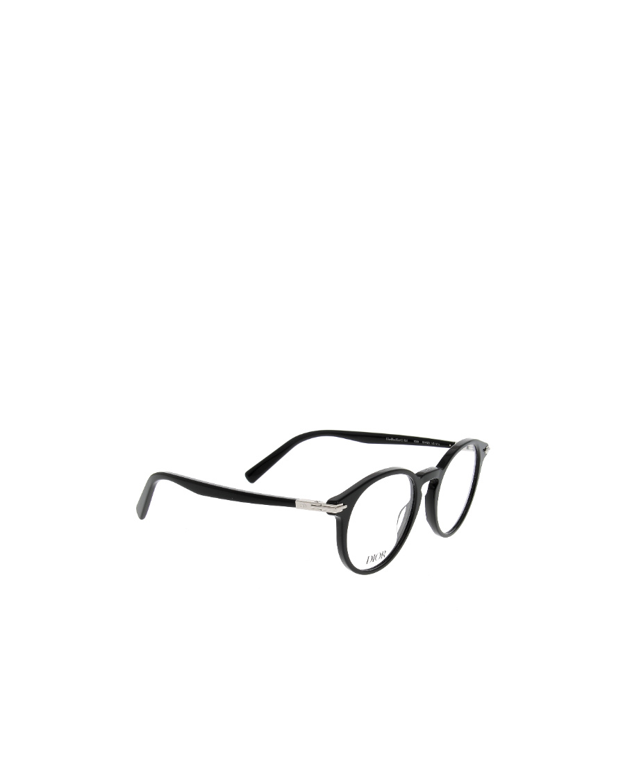 Shop Dior Eyewear Round Frame Glasses In Black