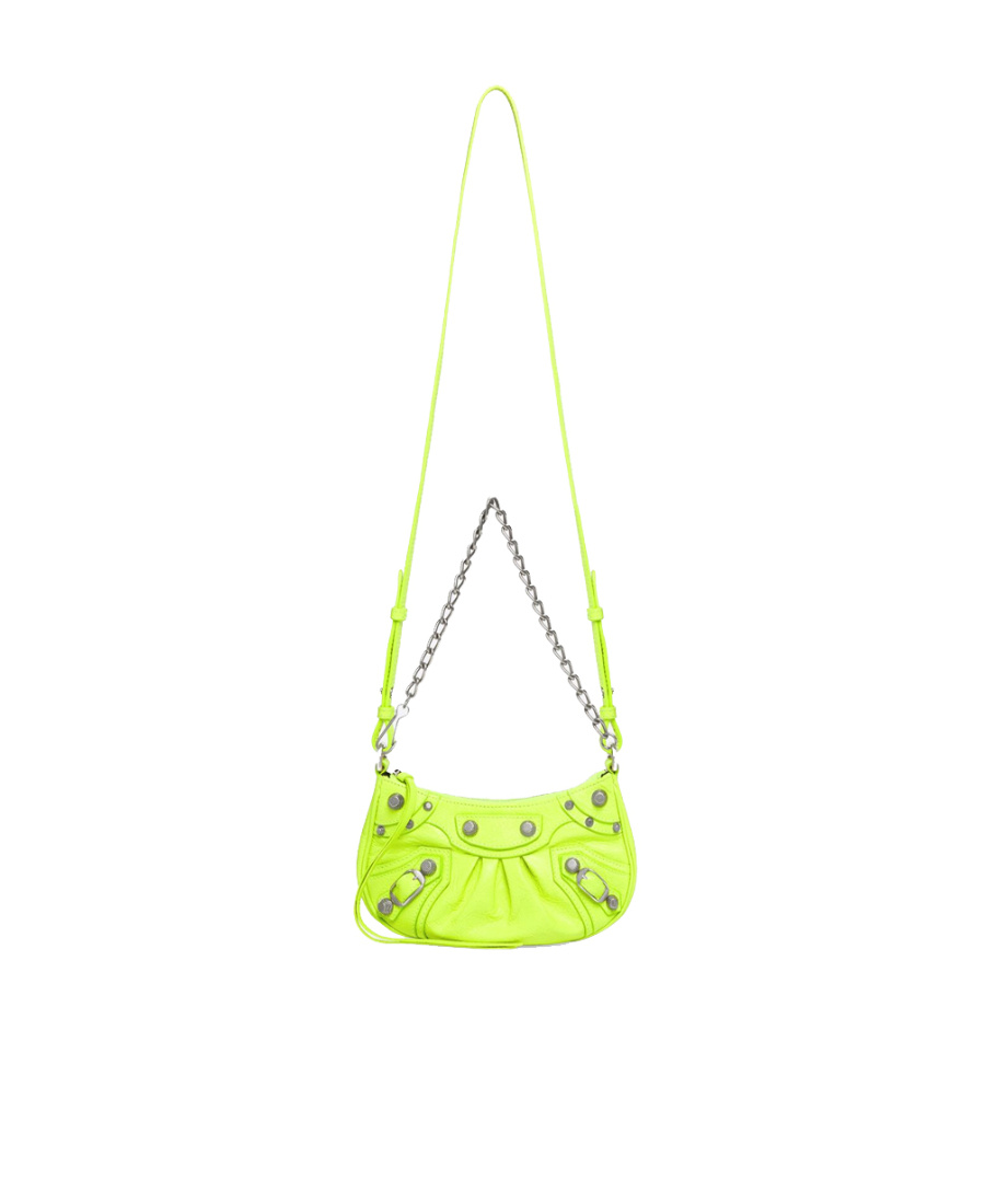 Balenciaga Le Cagole Mini Purse Bag In Yellow