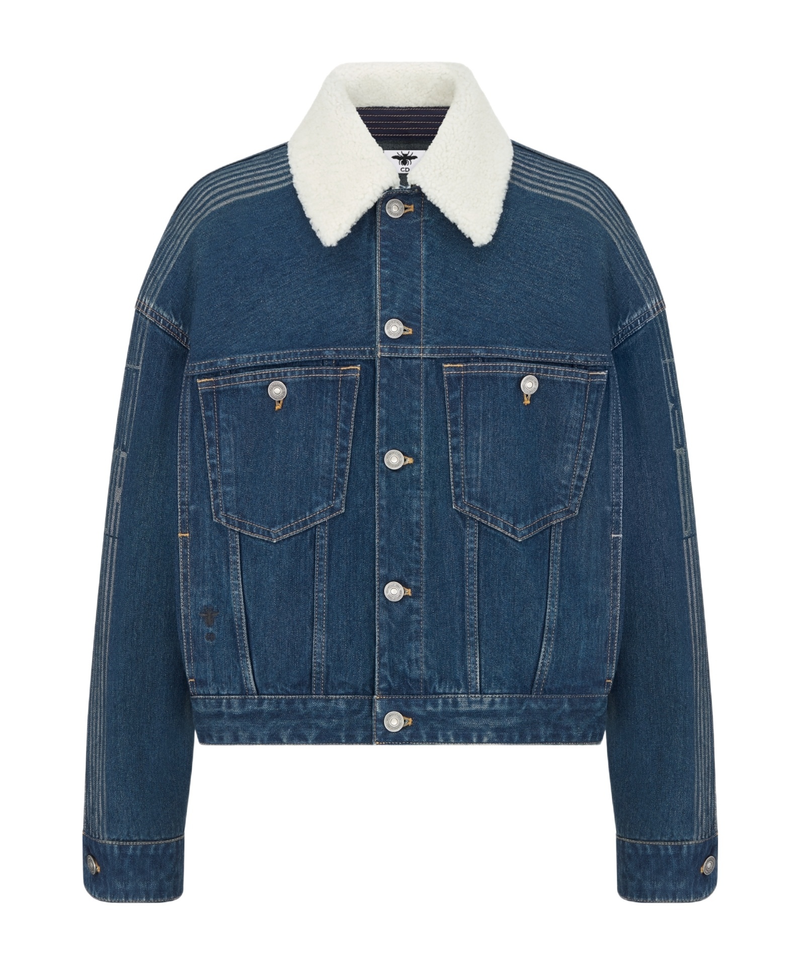 Dior Alps Oversized Jacket In Blue