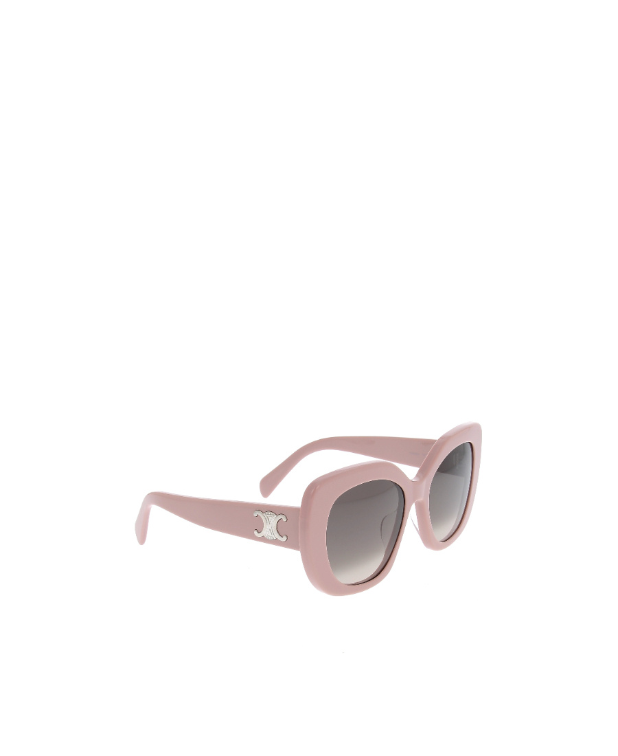 Celine Triomphe 06 Oversize-frame Sunglasses In Pink