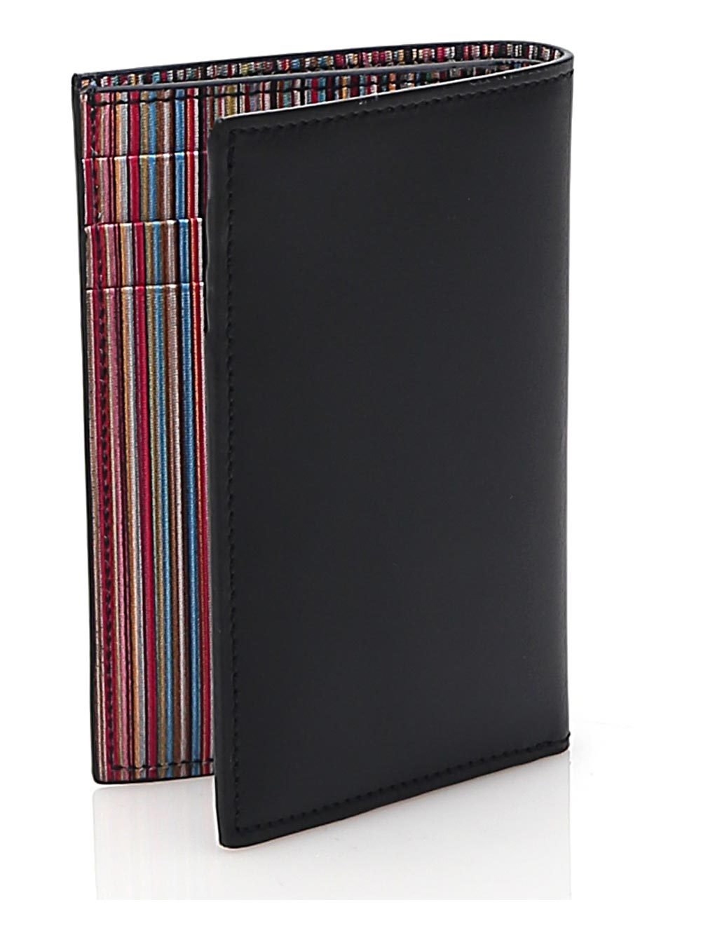Paul Smith Leather Bi-fold Wallet In In Black