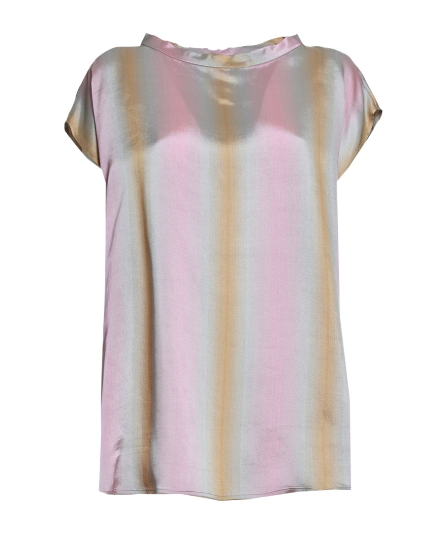 Aspesi Round-neck Blouse In Pink