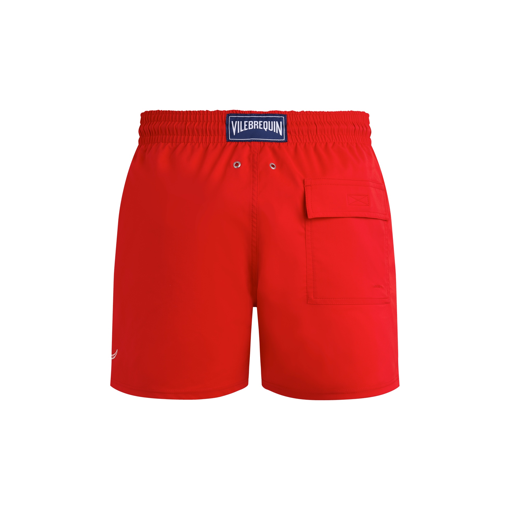 Vilebrequin Stretch Short Swim Shorts In Red