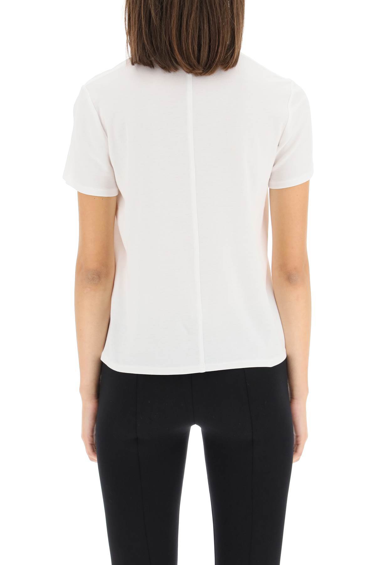 The Row Ivory Cotton Oversize T-shirt In White