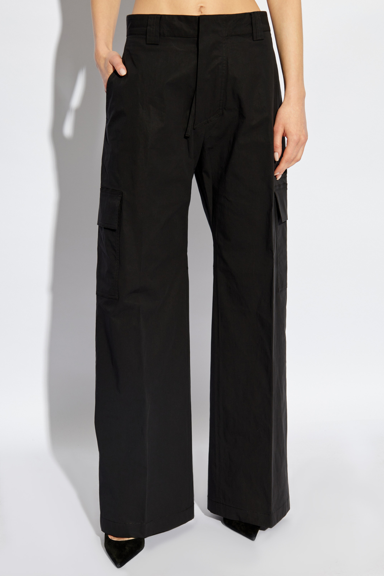 Dsquared2 Belt-loop Casual Pants In Black
