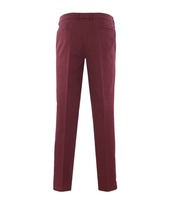 Brunello Cucinelli Casual Pants With Belt Loops In Red