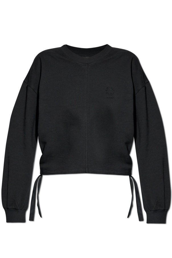 Allsaints Mira Relaxed Fit Sweatshirt In Black