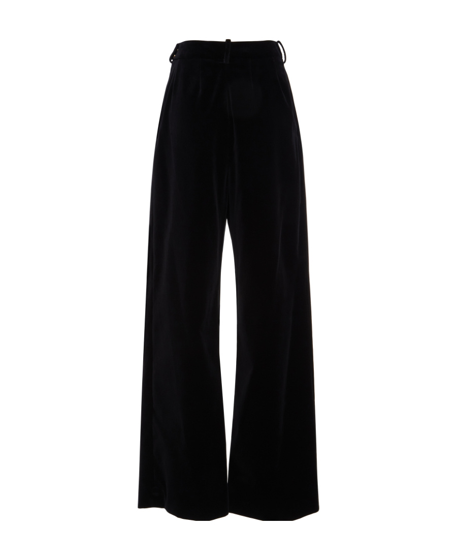 Alexandre Vauthier Belt Ring Casual Pants In Black