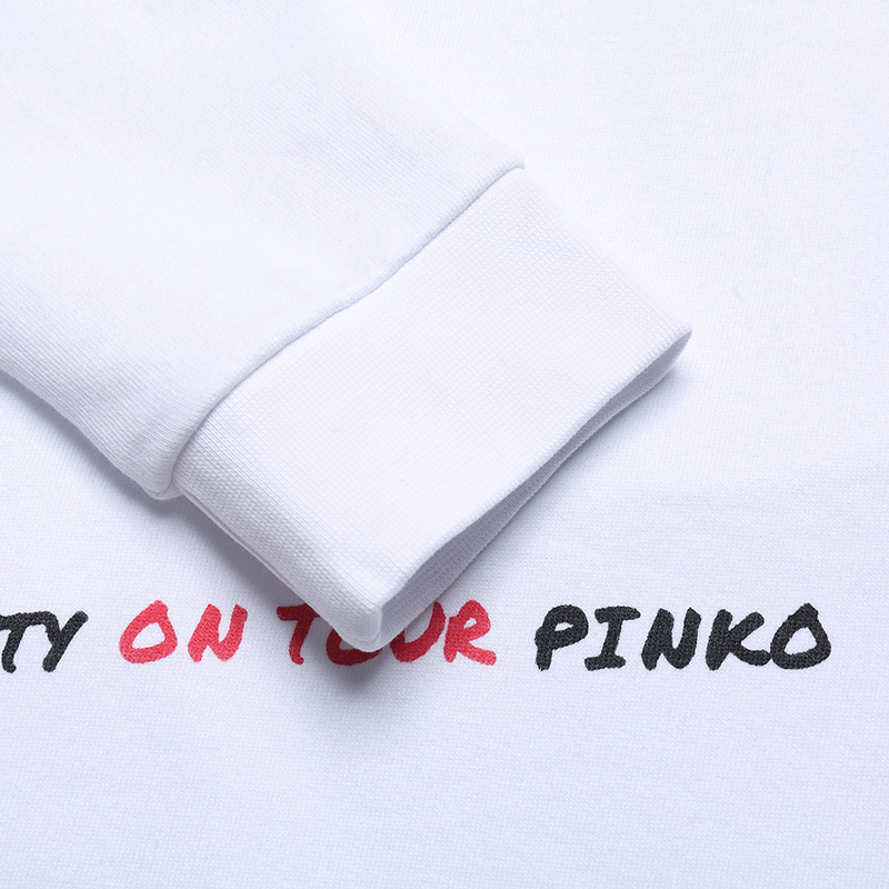 Pinko X Hello Kitty Long-sleeved T-shirt In White