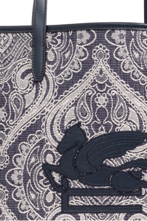 Etro Medium Love Trotter Paisley-pattern Tote Bag In Blue