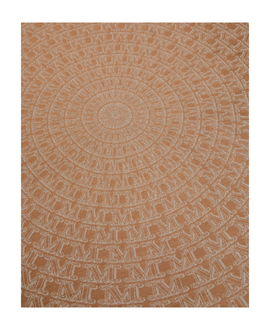 Max Mara Jacquard Scarf In Brown