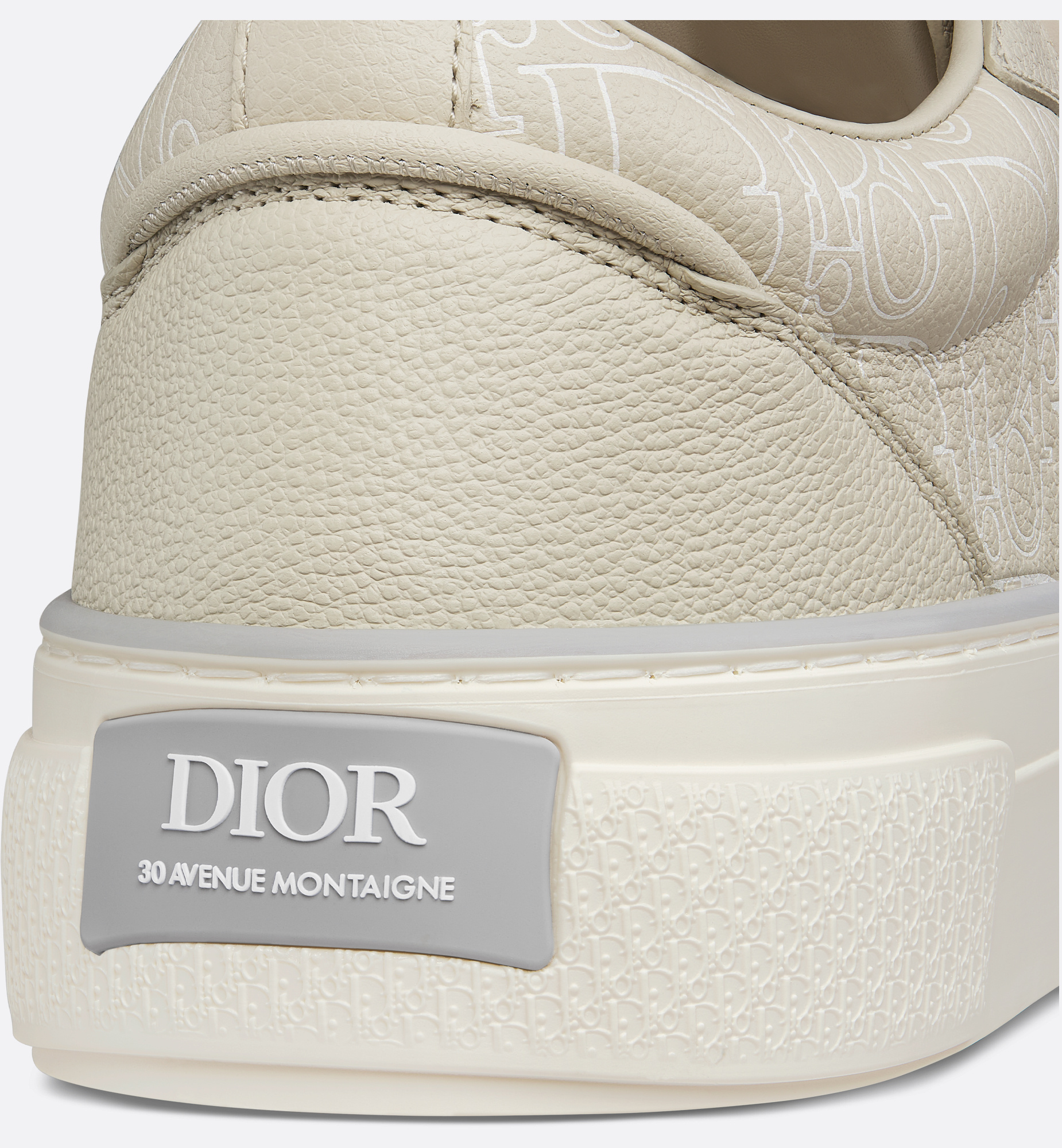 Dior Round Toe Low-top Casual Shoes In Beige