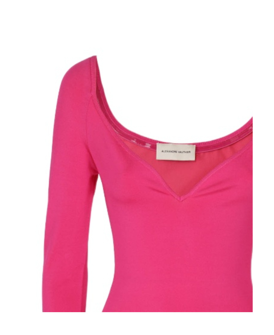 Alexandre Vauthier Fitted Mini Dress In Pink