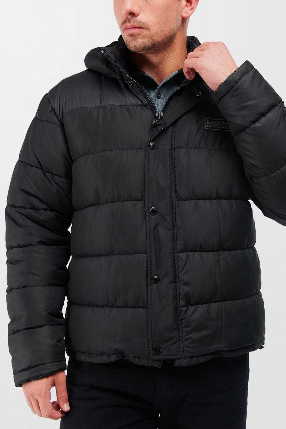 Barbour Long-sleeved Cotton Clothes In Black