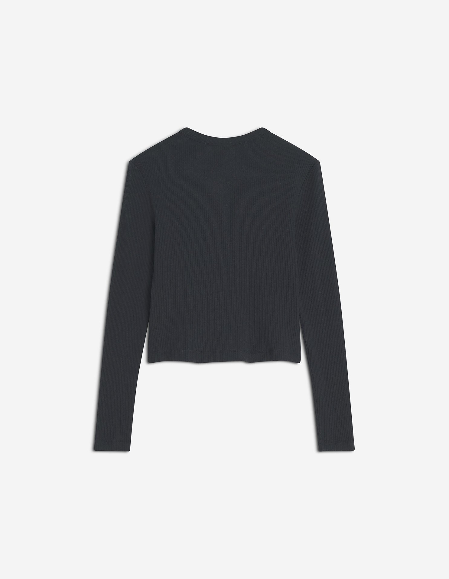 Maison Kitsuné Button-up Ribbed Cardigan In Gray