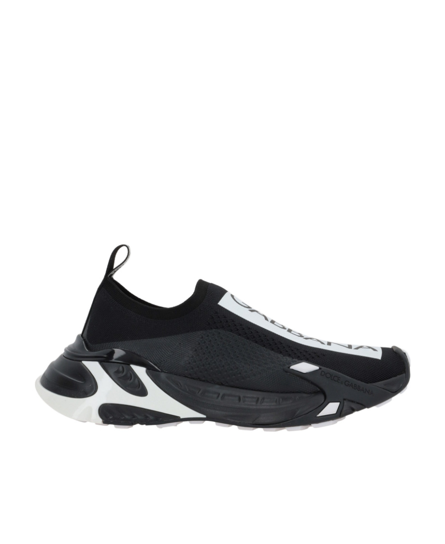 Dolce & Gabbana Logo Low-cut Casual Sneakers In Black