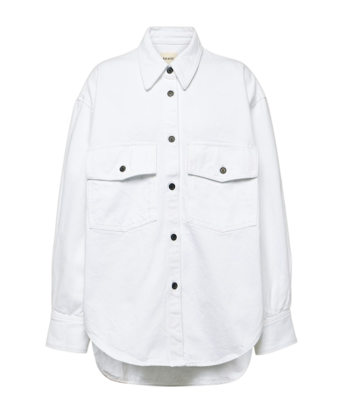 Khaite Mahmet Denim Shirt In White