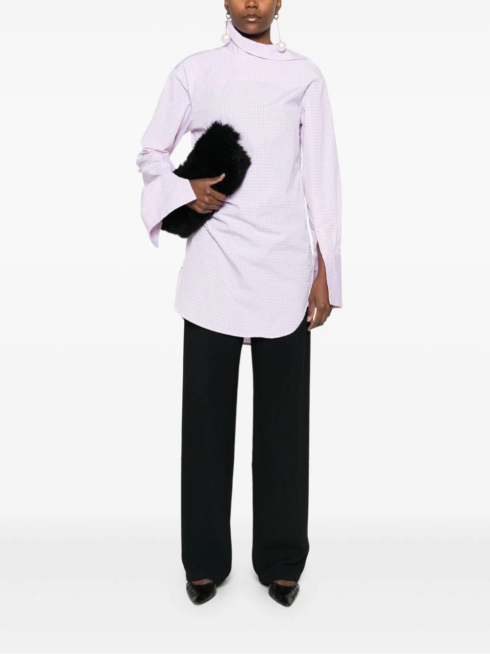 Dries Van Noten Elastic Waist Casual Pants In Black