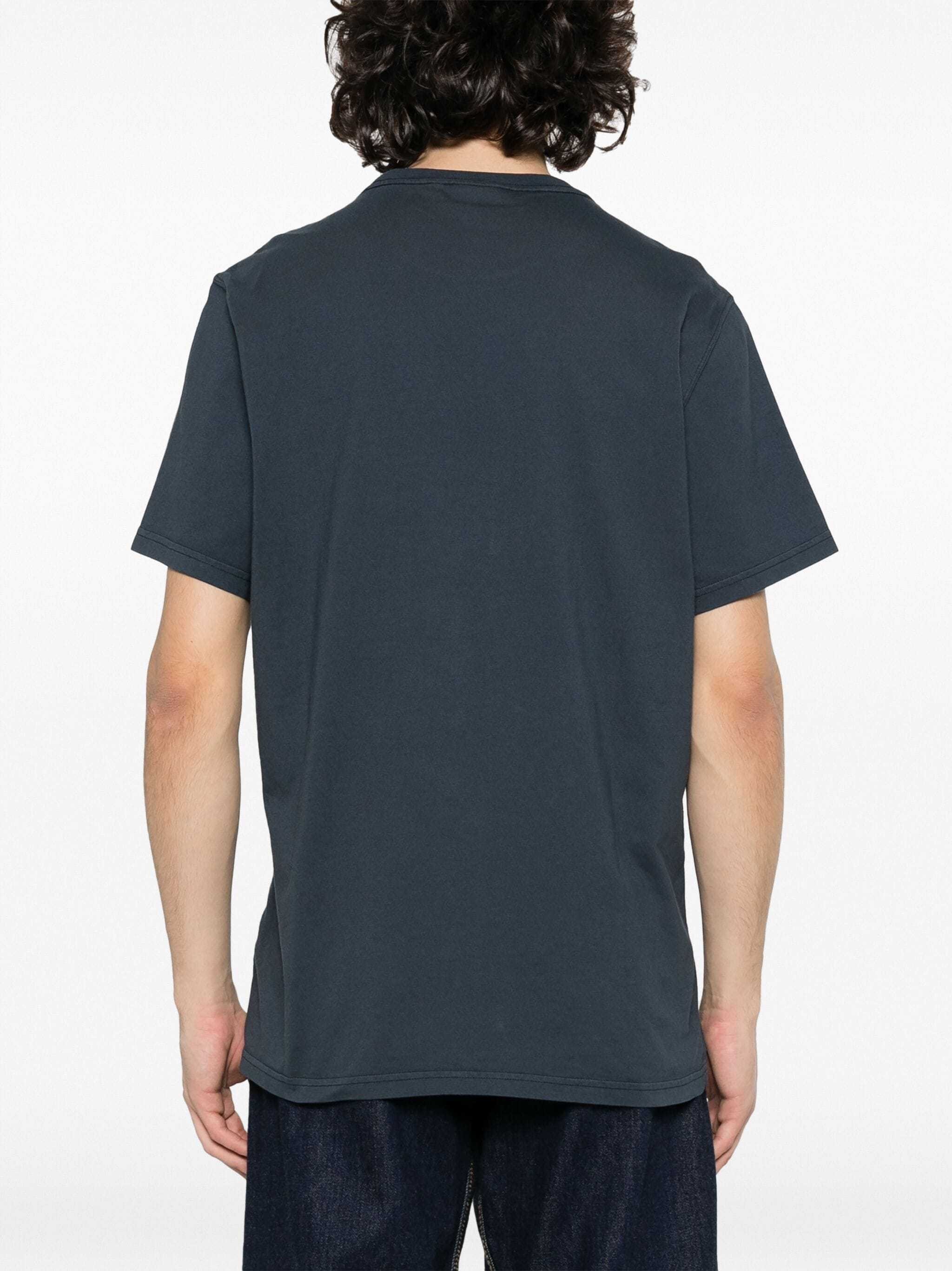 Shop Barbour Logo-print Cotton T-shirt In Black