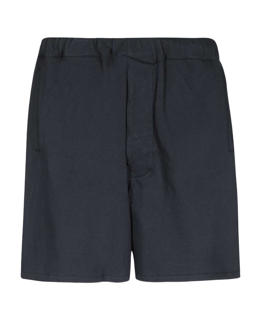 Mackintosh Navy Blue Casual Shorts In Black