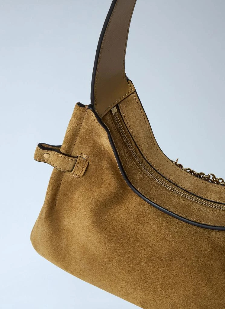 Chloé Zipper Shoulder Bag In Brown