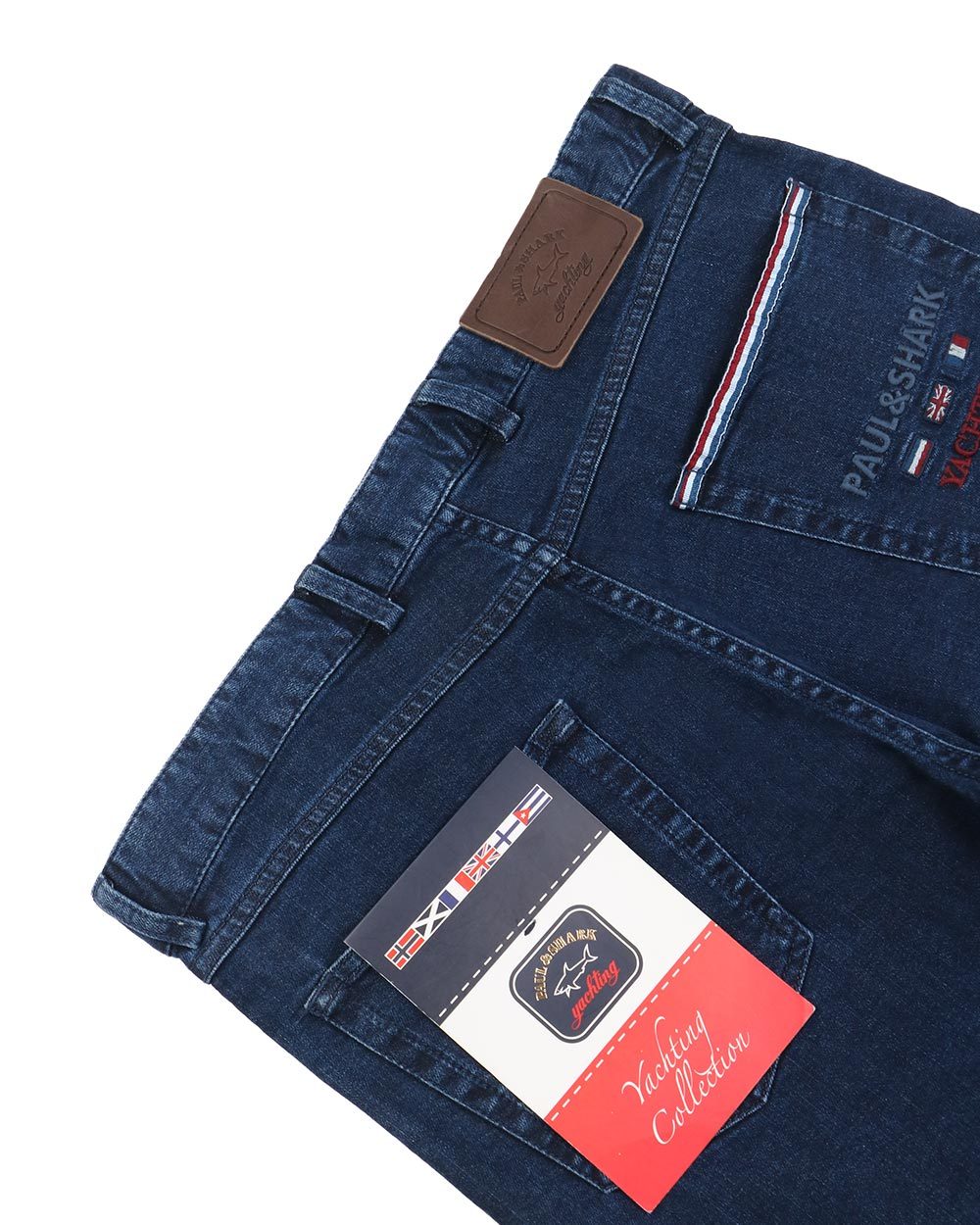 Paul & Shark Logo Jeans In Blue