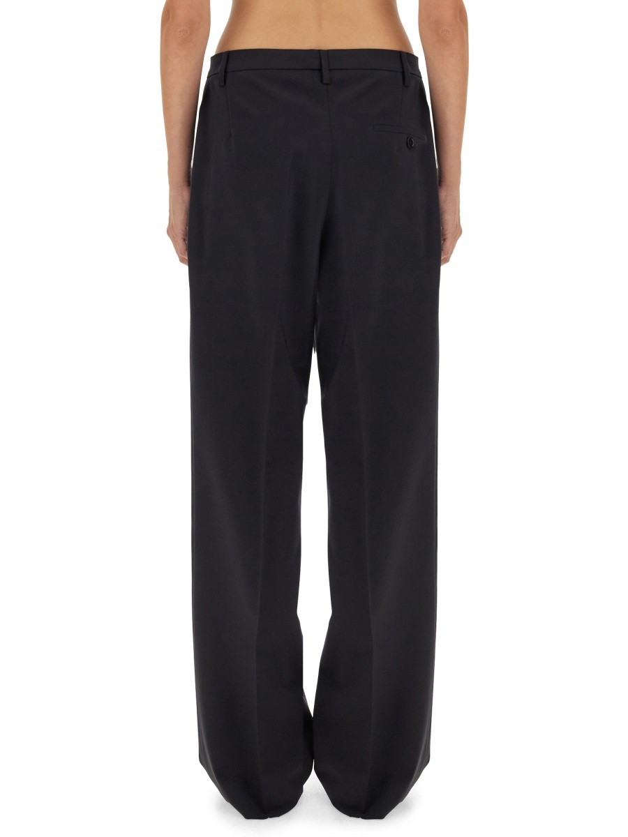 Shop Aspesi Pleated Detail Track Pants