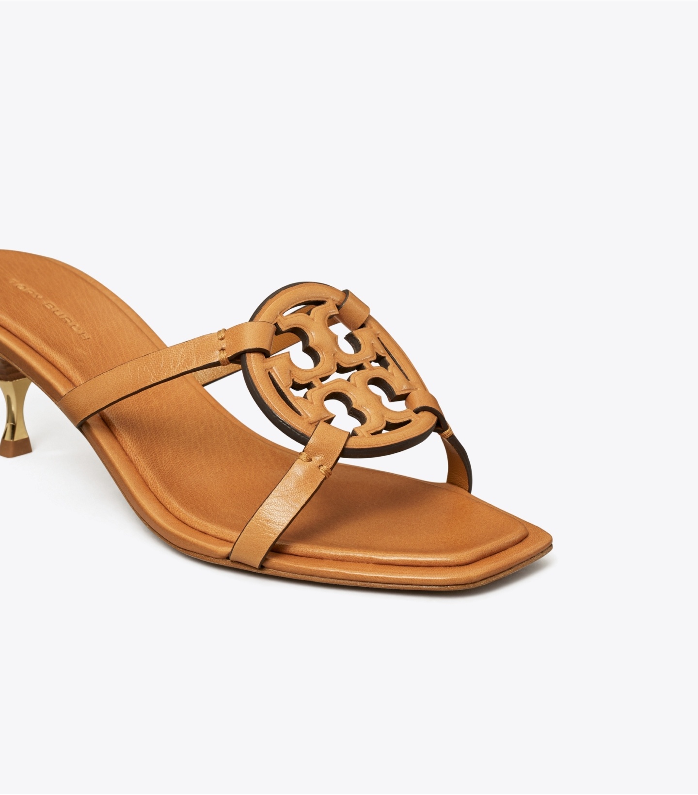 TORY BURCH TORY BURCH MILLER GEO SLIP-ON HEELED SANDALS