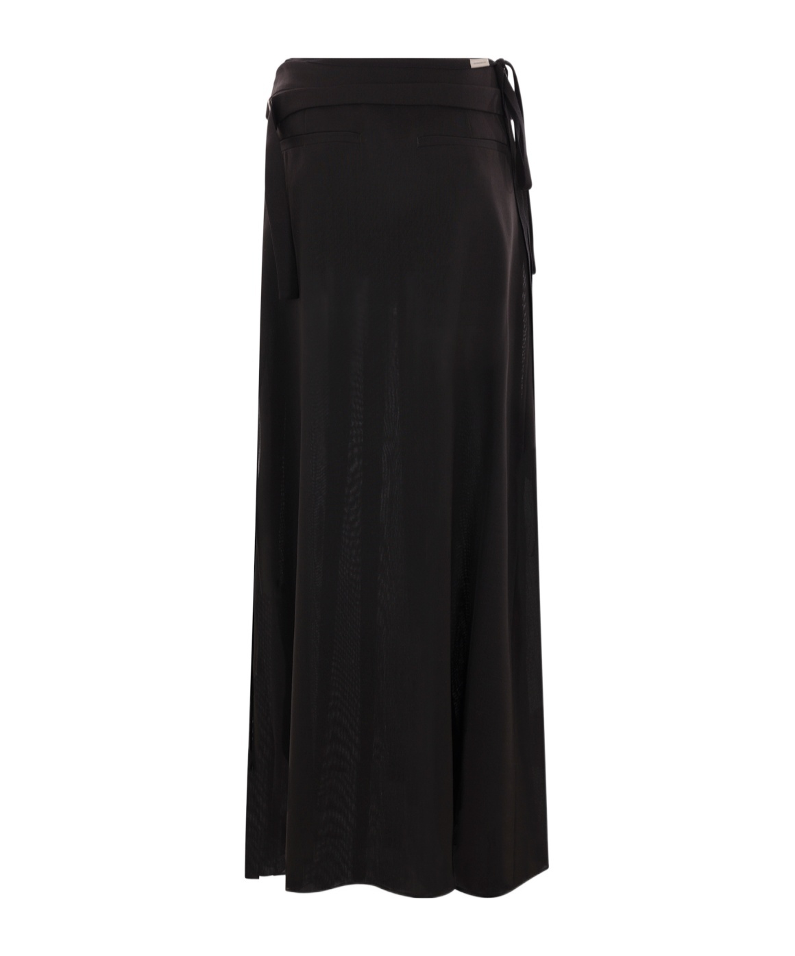 Ann Demeulemeester Belted Maxi Skirt In Black