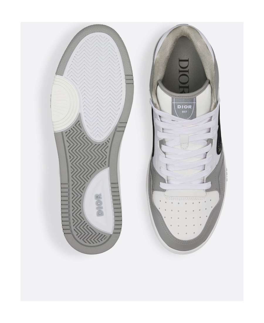 Dior B57 Logo-lacing Casual Sneakers In Gray