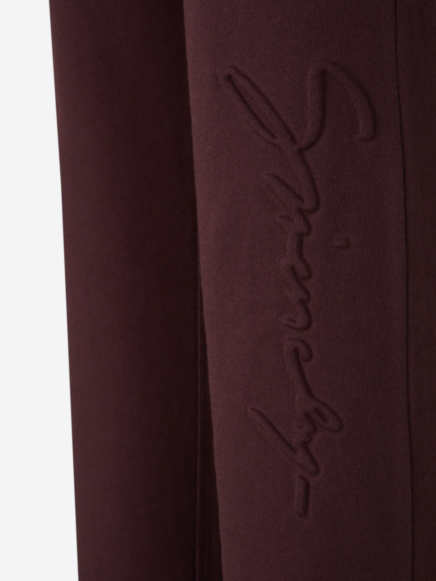 Givenchy Logo Plush Joggers In Red