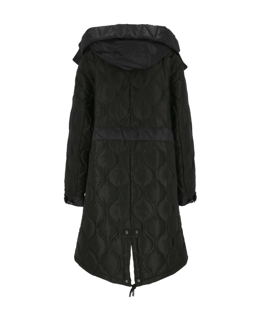 Mackage Hooded Padded Coat In Black