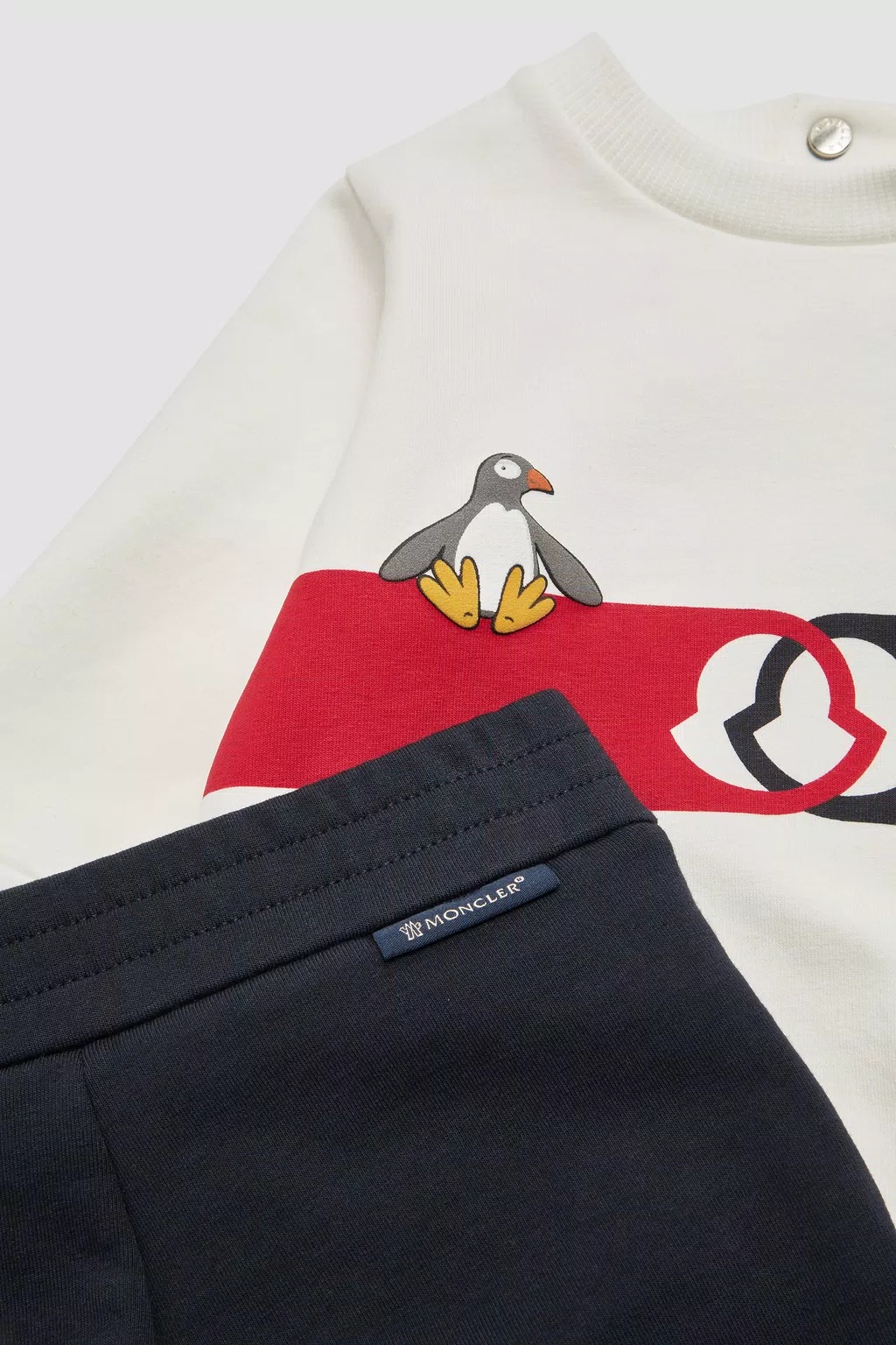 Moncler Logo Sportswear Set In Black