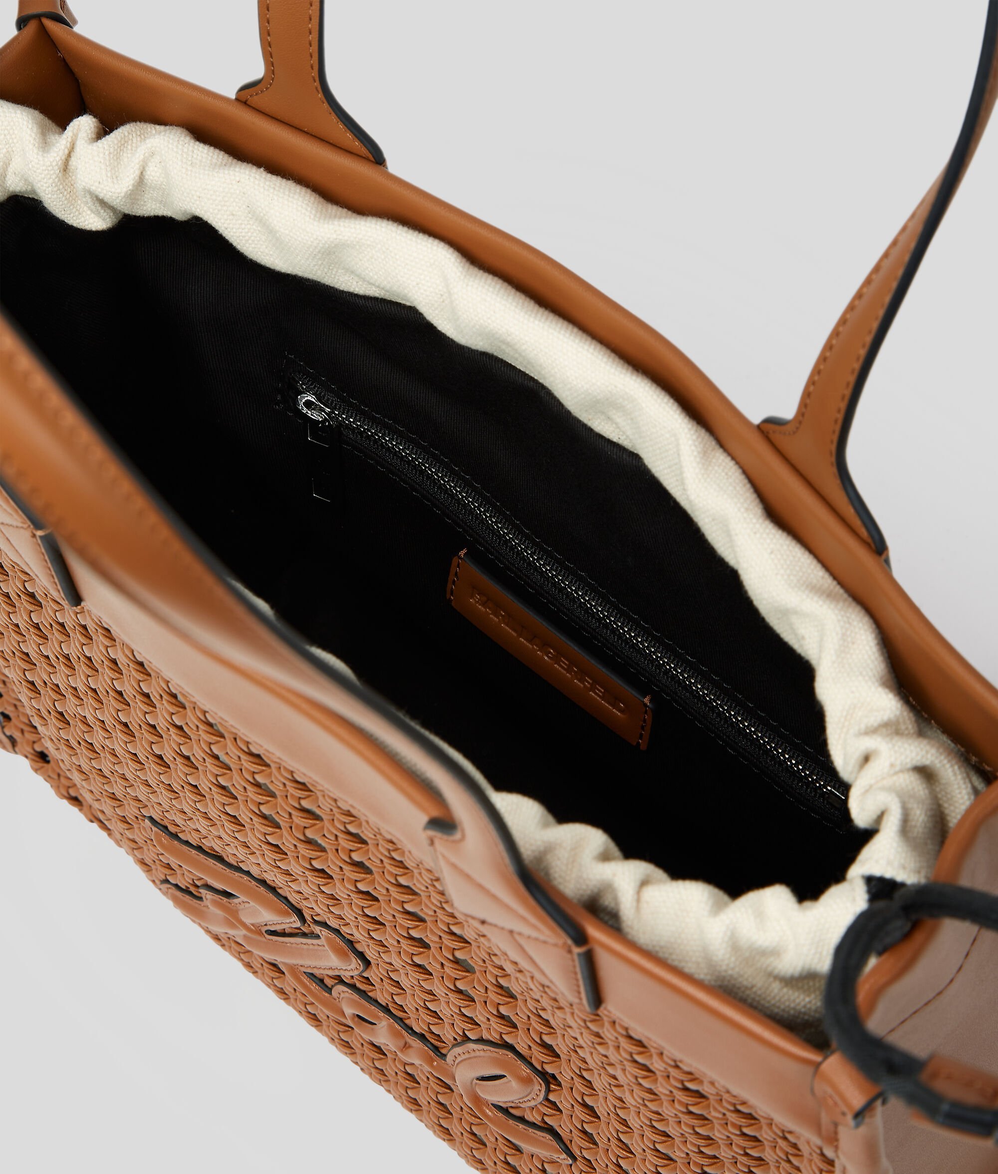 Karl Lagerfeld Medium K/skuare Shoulder Bag In Brown