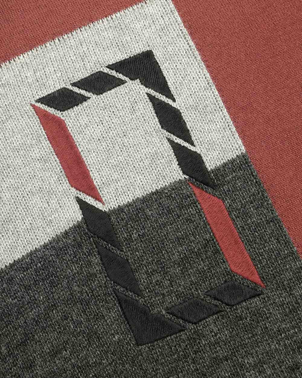 Armani Collezioni Round-neck Sweater In Red