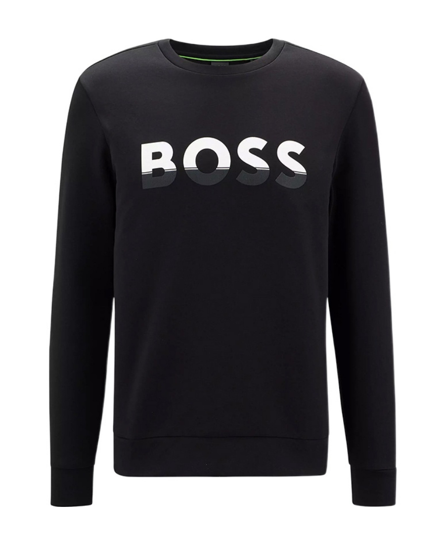 HUGO BOSS COLOUR-BLOCK LOGO SWEATSHIRT 