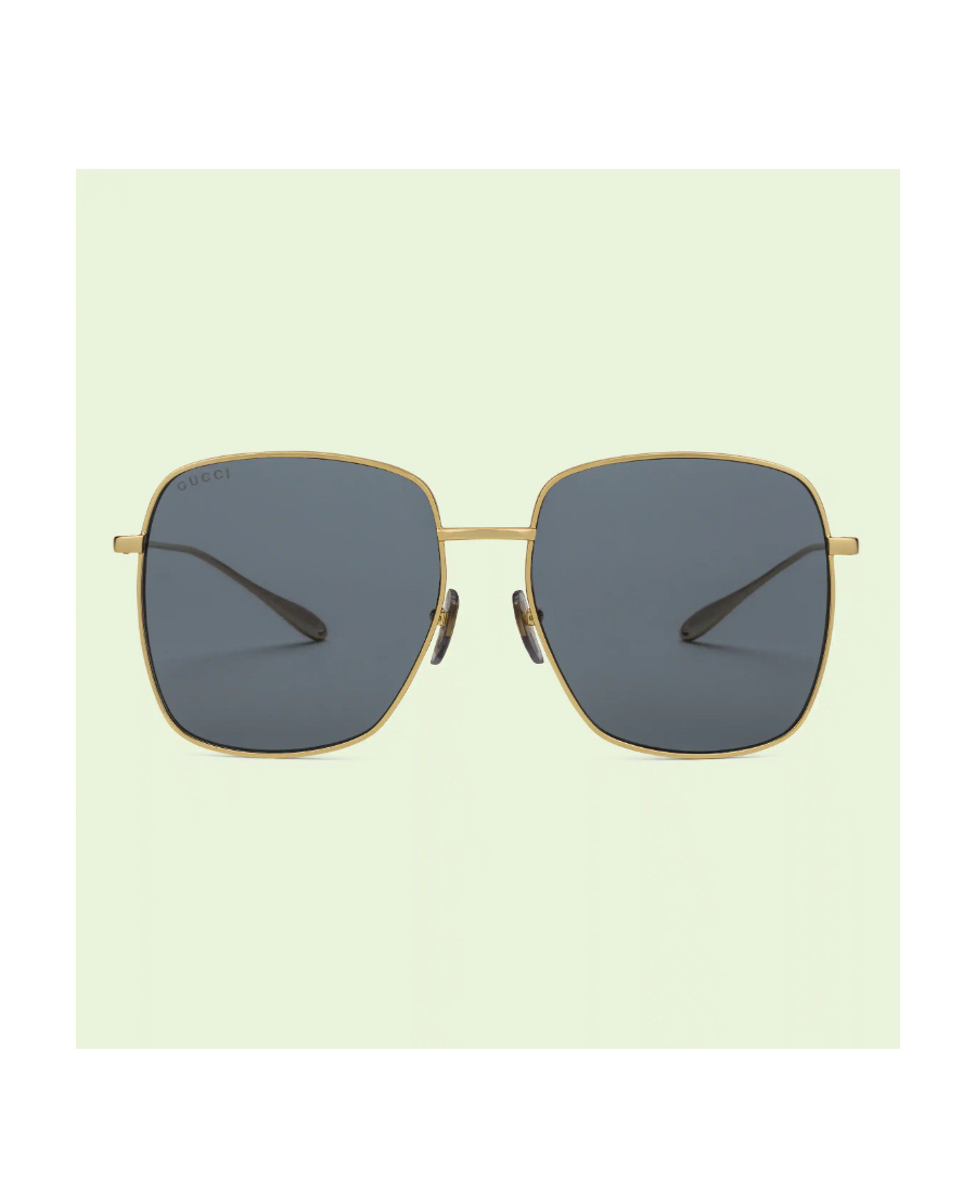 Gucci Disco Ball-charm Square-frame Sunglasses In Gray
