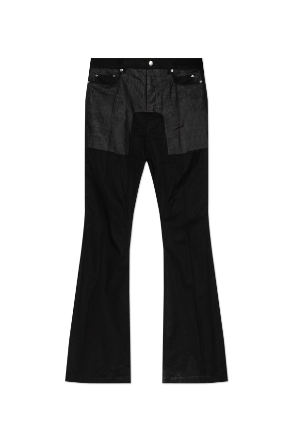 Rick Owens Bell-bottoms In Black