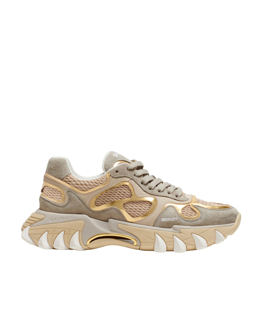 Balmain B-east Round-head Low-cut Skate Shoes