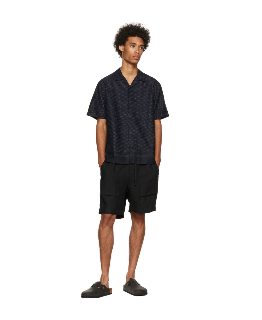 VINCE LOGO STRAIGHT SHORTS