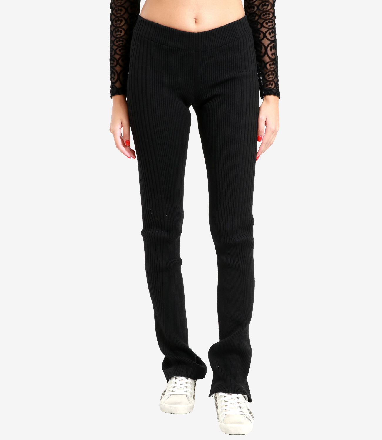 Barrow Low-rise Ribbed-knit Skinny Trousers