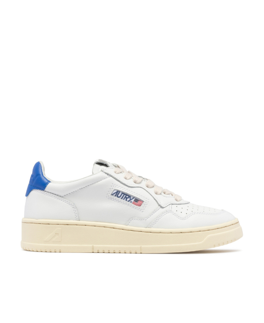 Autry Logo Lace Up Sneakers In White
