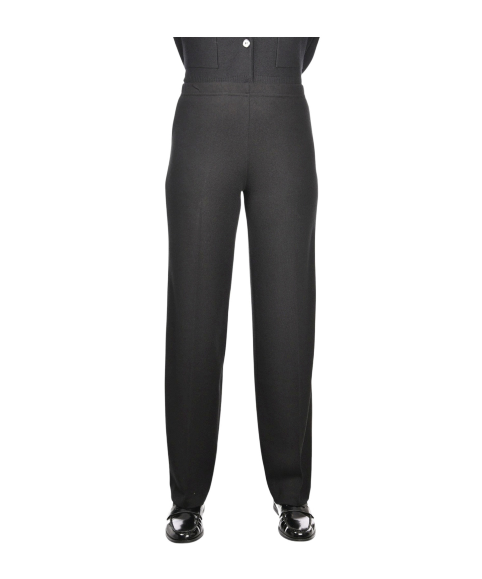 Gran Sasso Elasticated-waist Trousers In Black