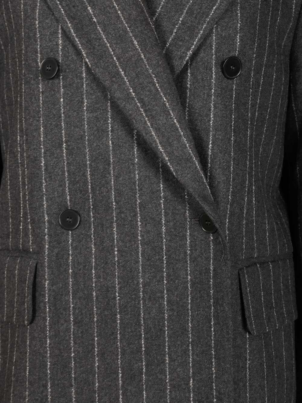 Loulou Studio Kalen Double Breasted Jacket In Black
