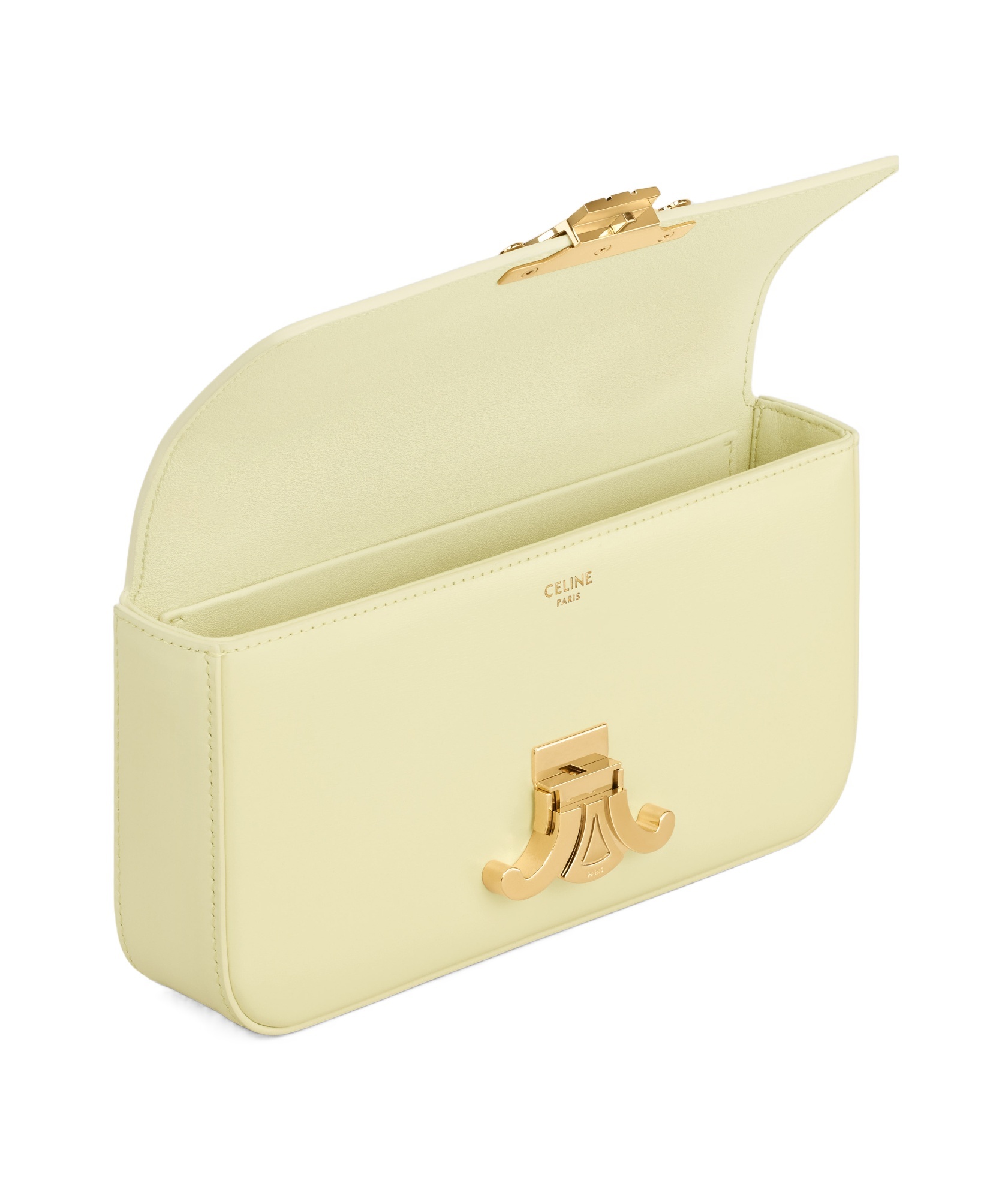 CELINE CHAIN SHOULDER BAG CLAUDE IN SHINY CALFSKIN