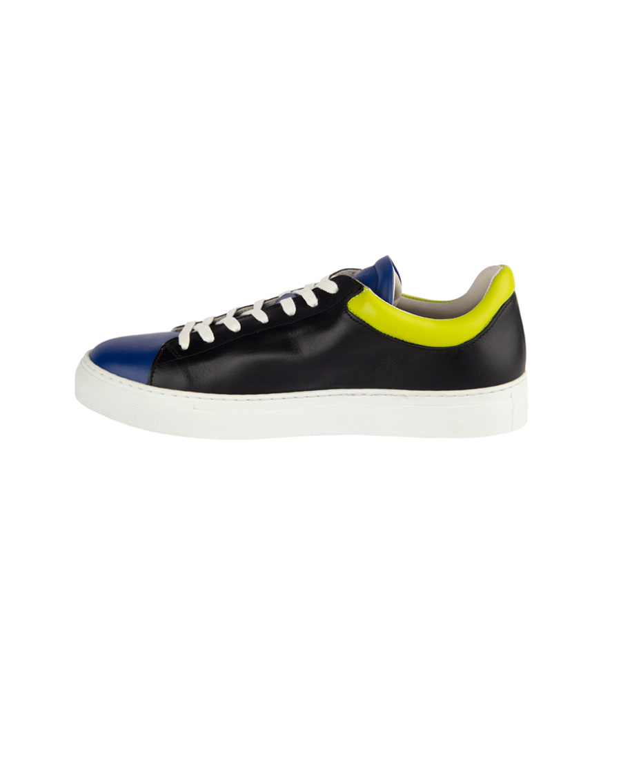 Emporio Armani Tie Casual Sports Shoes In Black