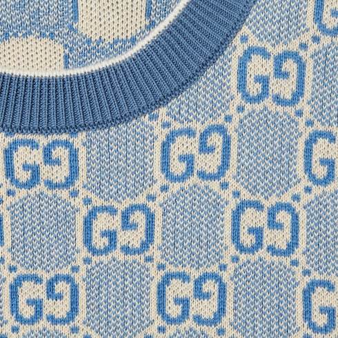 GUCCI GUCCI KIDS GG CREWNECK KNITTED JUMPER