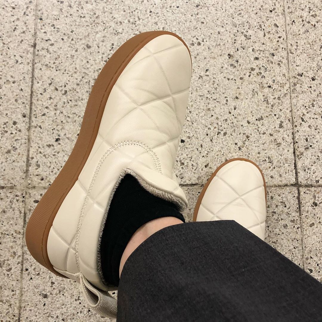Bottega Veneta Quilted Casual Sports Shoes In White